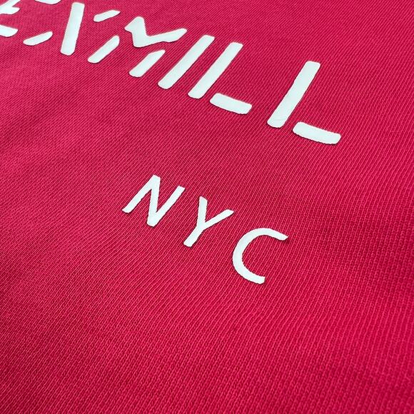 Alex Mill Logo Crew Neck sweatshirt in red - Picture 5 of 8